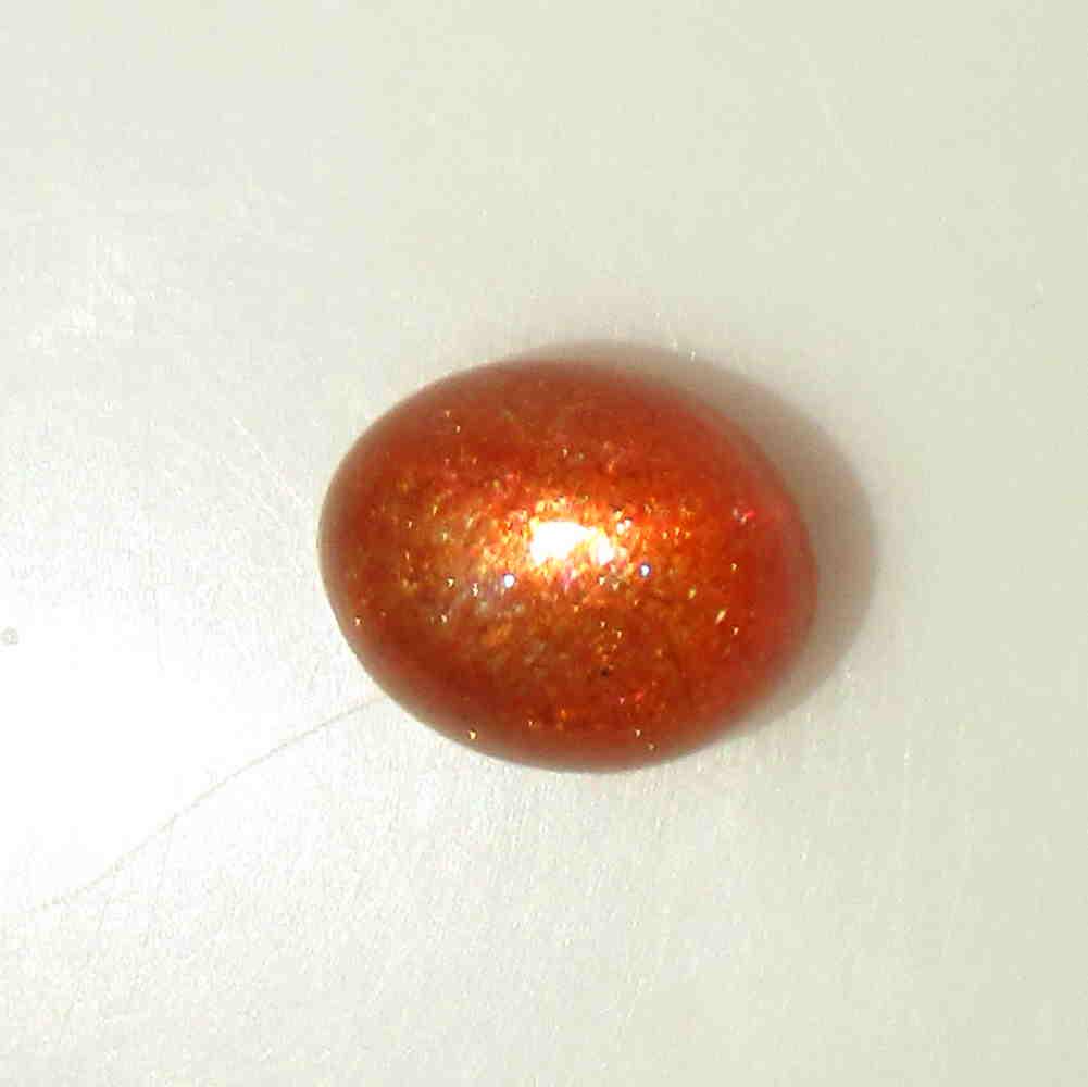 4.37 Ct Natural Orange Sunstone Oval Cab: No Reserve! Title: 4.37 Ct Natural Orange Sunstone Oval Cab Stone Clarity: Opaque Gemstones: Natural Sunstone Carat Weights: 4.37 Size/Dimensions: 10.00 x 8.50 x 7.00 mm Additional Information: Excell