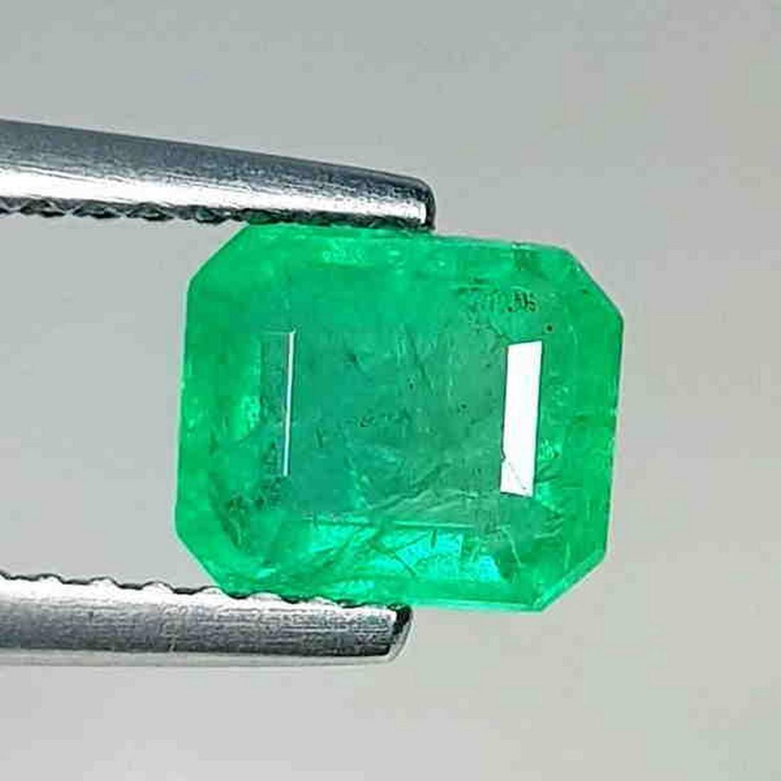 Natural Emerald Octagon Cut 1.31 ct (1 of 5)