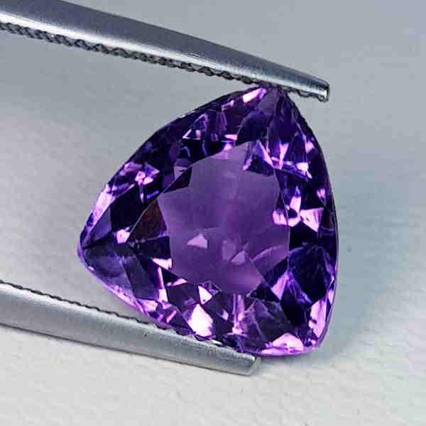 Natural Amethyst Triangle Cut 5.00 ct (1 of 5)