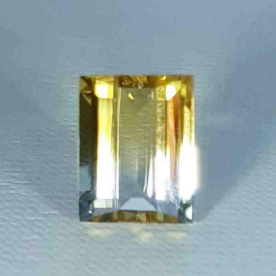 Natural Bi-Color Citrine Emerald Cut 6.95 ct (1 of 6)