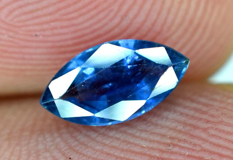 Natural Sapphire Loose Gemstone Marquise Cut Royal Blue (1 of 2)