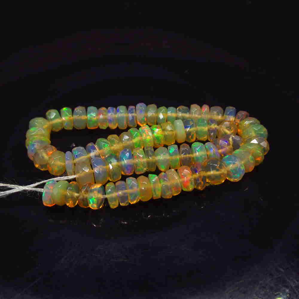 12.45 Ct Natural 73 Ethiopian Drilled Faceted Fire Opal (1 of 3)