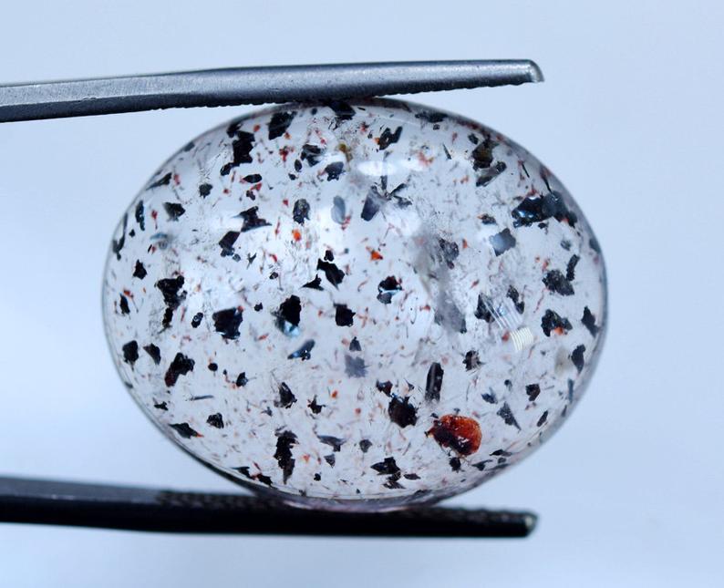 Quartz Hematite inclusion, 30.65 carats Rare Hematite (1 of 3)