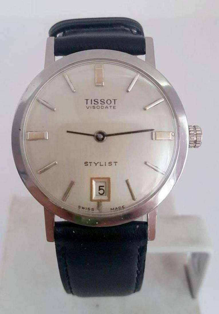Vintage S/Steel TISSOT VISODATE STYLIST Winding Mens: Description Vintage Stainless Steel TISSOT Men's Winding Watch VISODATE STYLIST Cal 781 1970's in Excellent Condition Serviced. This mens TISSOT watch is Swiss made Great present for vintage collector