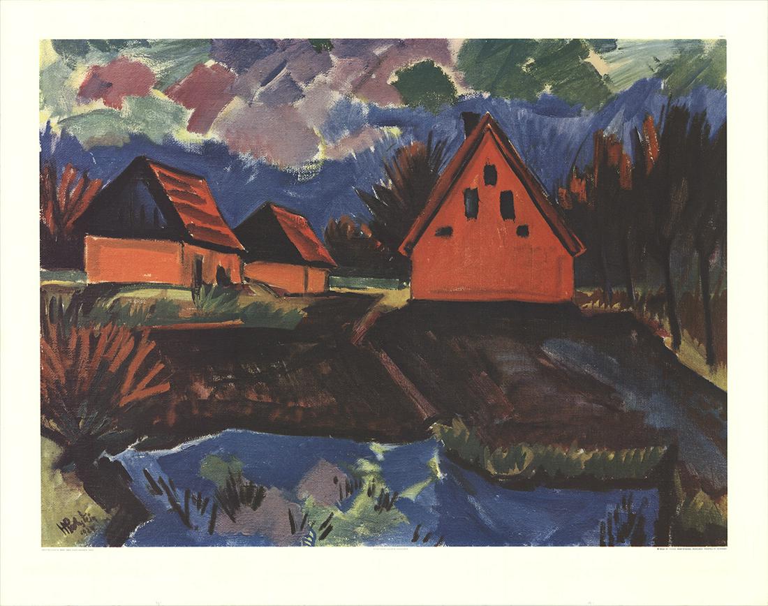 Max Pechstein: Red Houses (1 of 1)