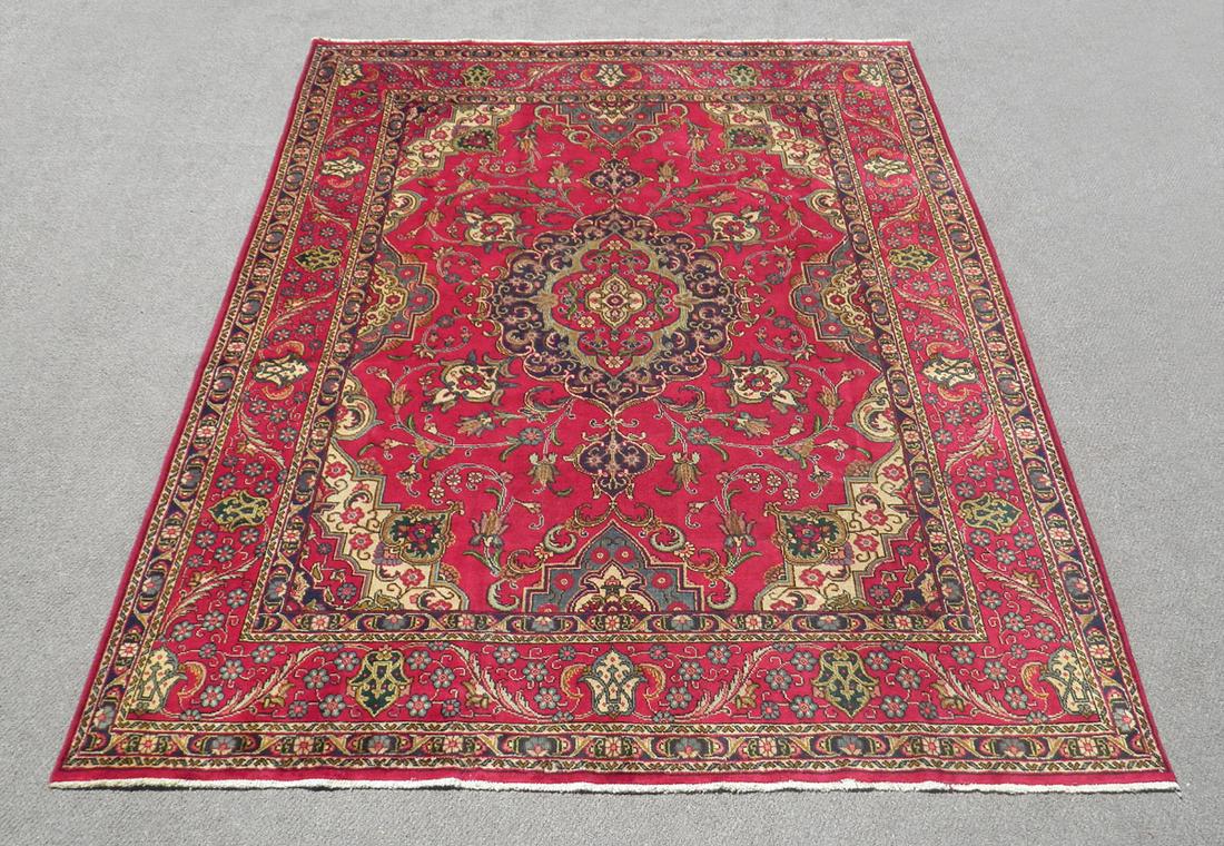 Highly Intricate Semi Antique Persian Tabriz 11x8.1 (1 of 7)