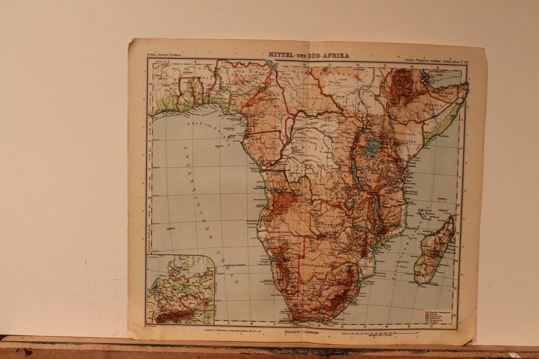 1913 Map of South Africa (1 of 3)