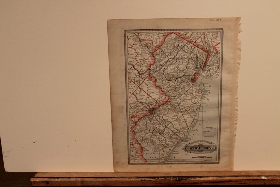1887 Map of New Jersey (1 of 3)