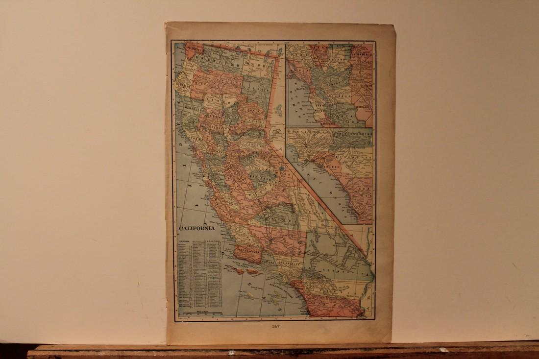 1888 Map of California (1 of 3)