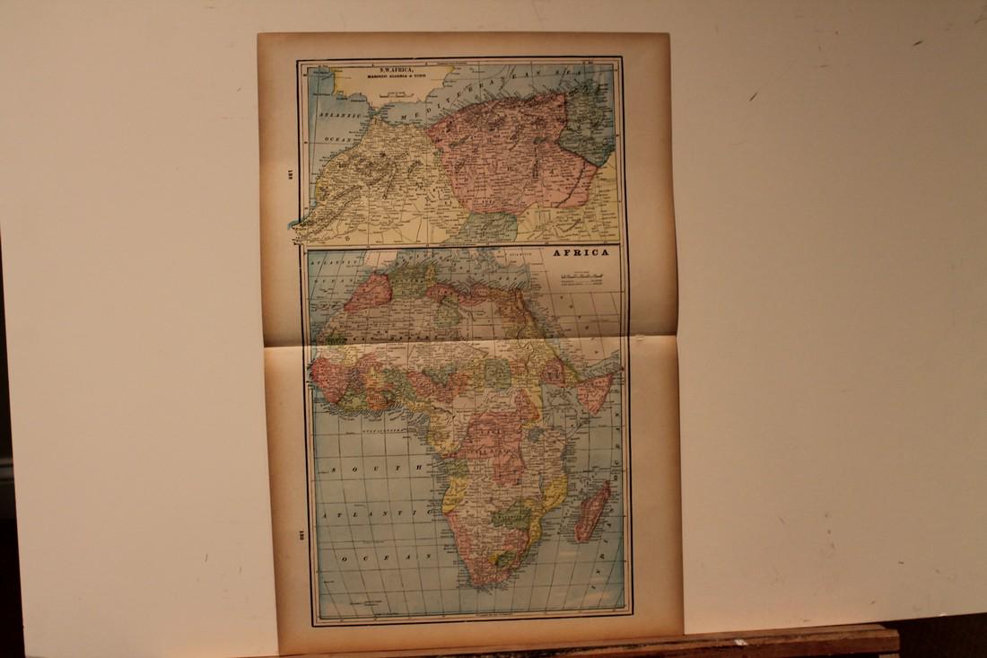 1889 Map of Africa (1 of 3)