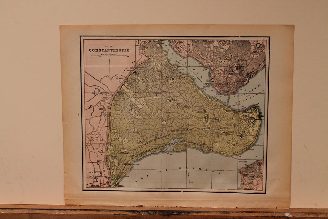1888 Map of Constantinopole (1 of 3)