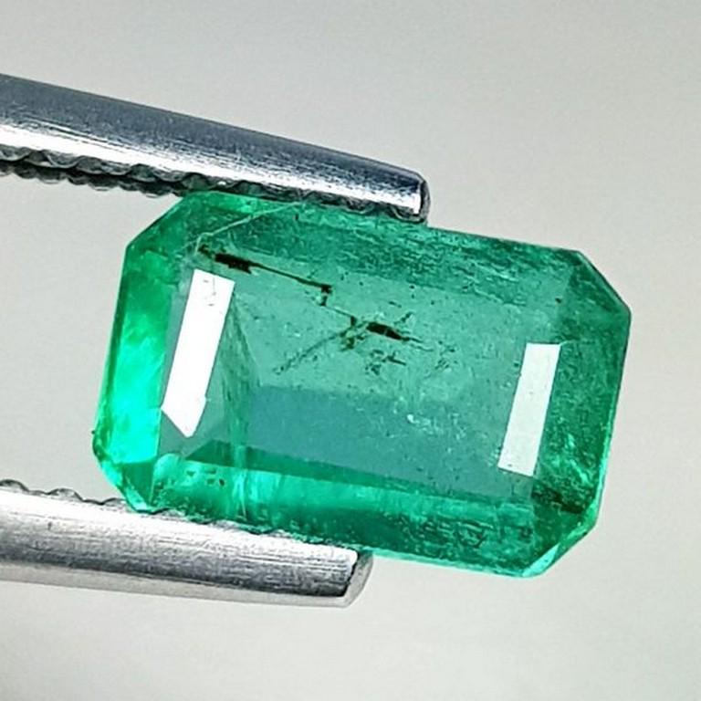 Natural Emerald Octagon Cut 1.14 ct (1 of 5)