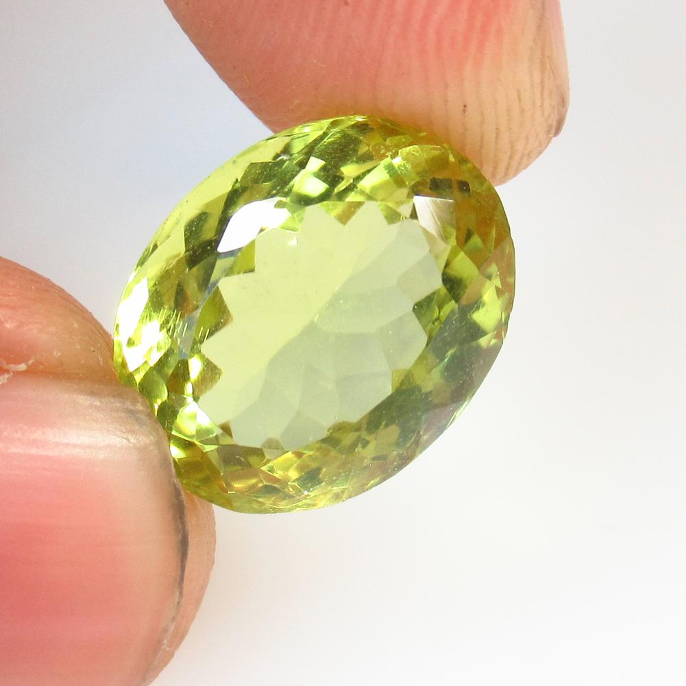 7.76 Ct Natural Lemon Quartz Oval Cut: No Reserve! Title: 7.76 Ct Natural Lemon Quartz Oval Cut Stone Clarity: VVS Gemstones: Natural Lemon Quartz Carat Weights: 7.76 Size/Dimensions: 14.40 x 11.50 x 8.20 mm Additional Information: Good Lu