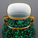 Herend PiVoine Imperiale Chinese Bronze Style Vase, - 5