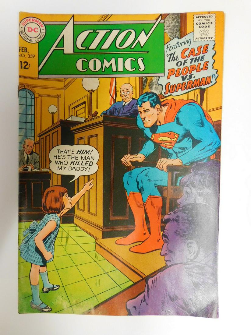 Action Comics #339: No Reserve! Action Comics #339: VG-/VG Shipping: Individual Comics: Flat-rate of $9.99 (1-8 comics) or $19.99 (9+ comics) to anywhere within the contiguous U.S. International: Foreign shipping rates a