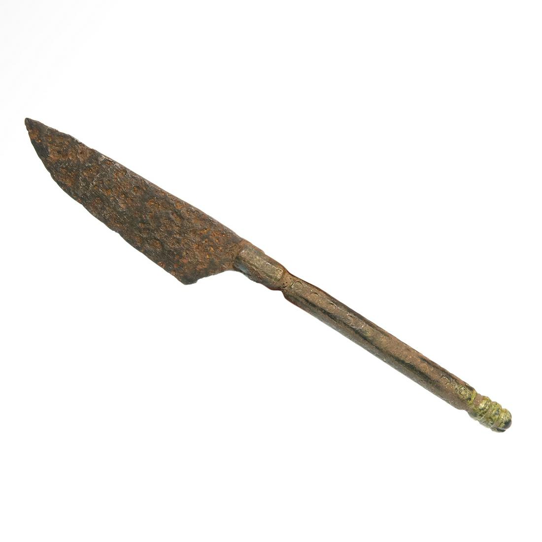 Roman Bronze Decorated Pocket Knife (1 of 7)