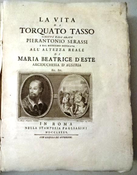 1785 La Vita Di Torquato Tasso (1 of 3)