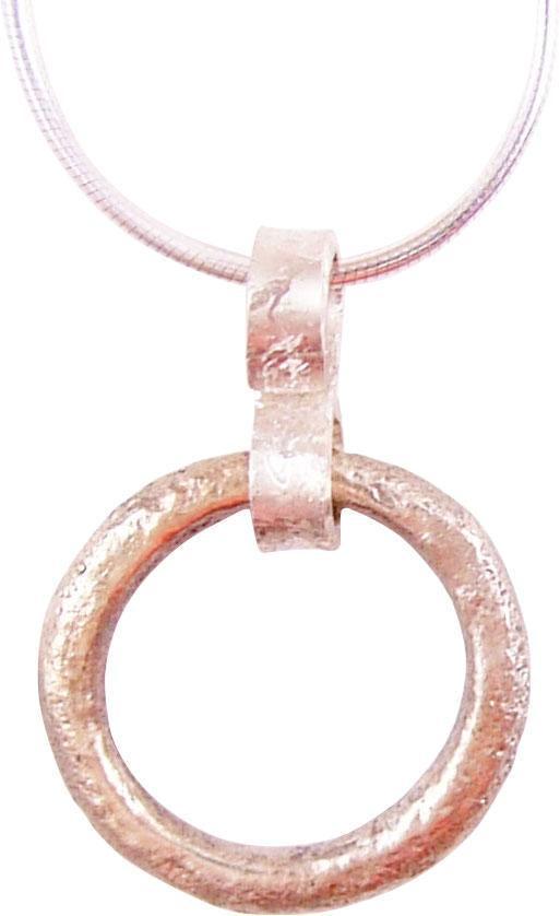 VIKING PROTECTIVE BROOCH NECKLACE 850-1050 AD: Worn in numbers on the surface of the jerkin, these small metal brooches provided a measure of protection against sword cuts and, in fact, were a form of armor. See current Public Television programmi