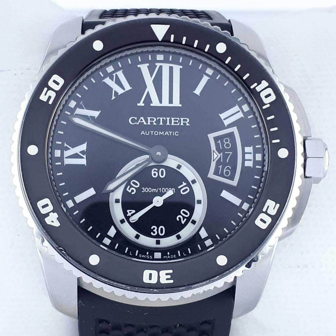 Cartier - Calibre de Cartier - Ref: 3729 - Men -: Brand: Cartier Model: Calibre de Cartier Reference Number: 3729 Gender: Men Period: 2011-present Movement: Automatic Case material: Steel Type: Analogue wristwatch Shipped Insured: Yes Co