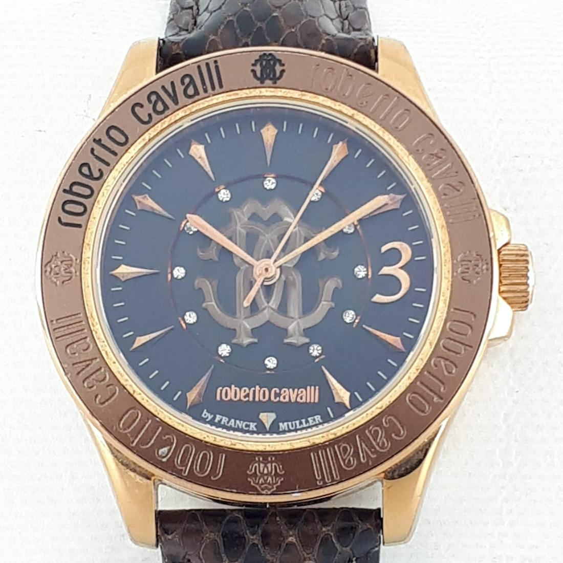 Roberto Cavalli by Franck Muller - 1L002 - Ref:1L002 -: Brand : Roberto Cavalli by Franck Muller Model : 1L002 Ref : 1L002 Gender : Women Movement : Quartz Type : Analogue wristwatch Total Lenght : 19,5 cm / 7,68 inch (Including Watch Case) Case Siz