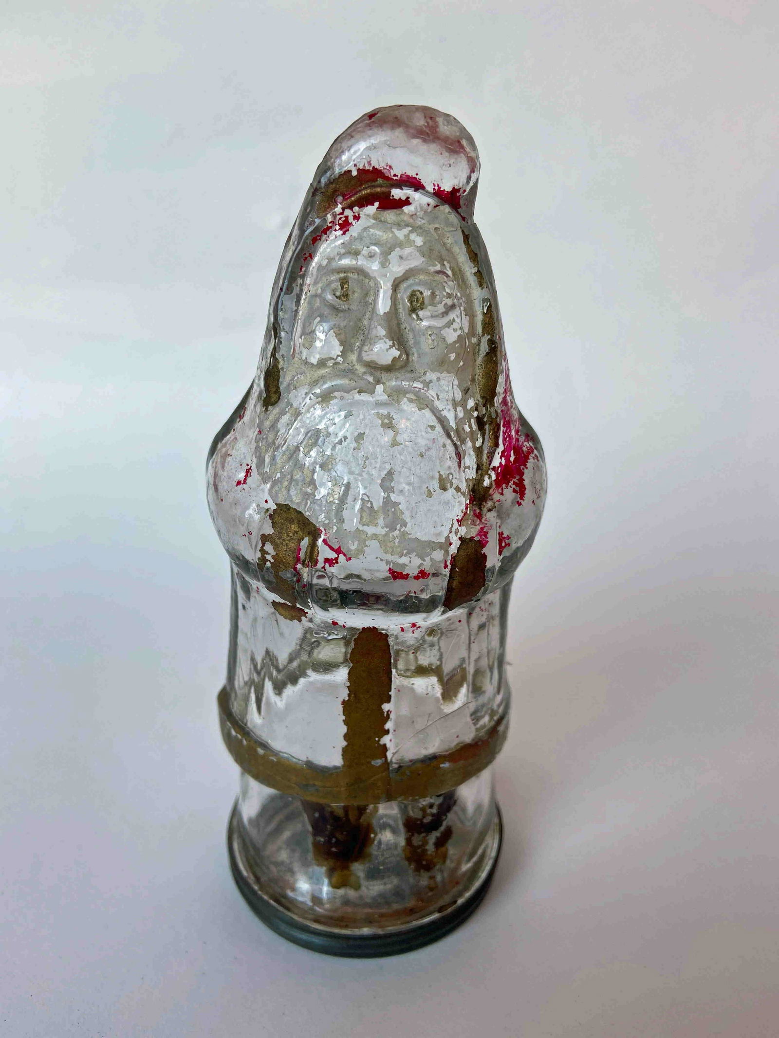 Glass Santa Candy Container (1 of 1)