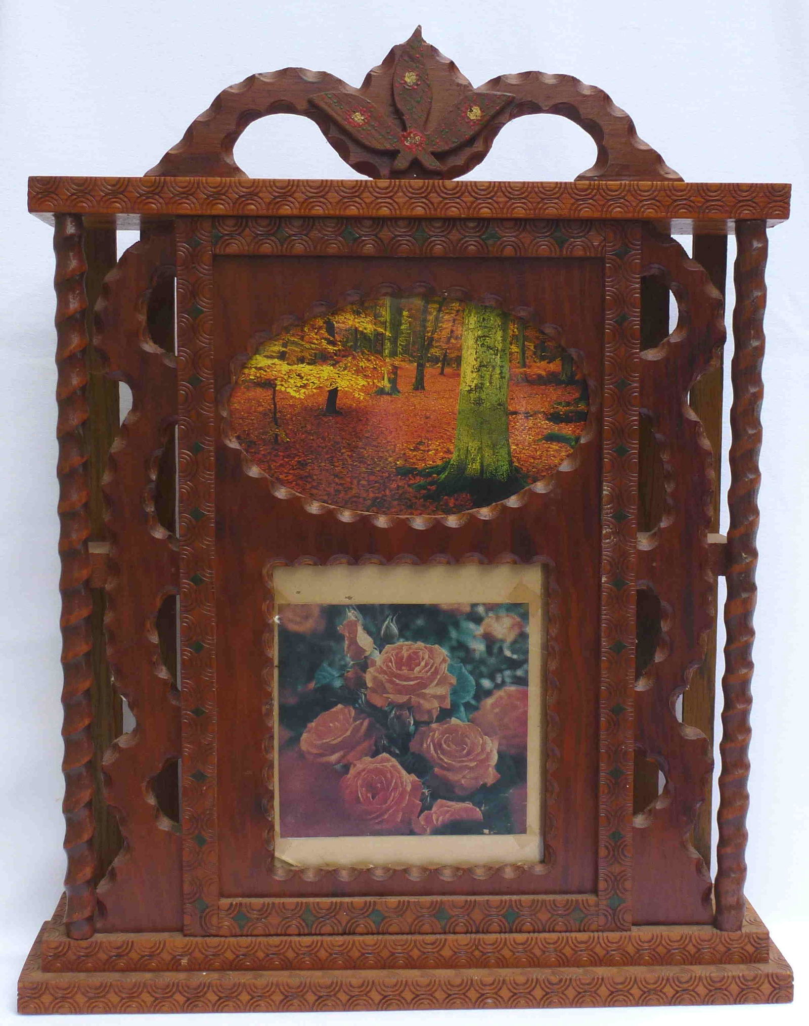 Outsider Howard Finster clock case (1 of 12)