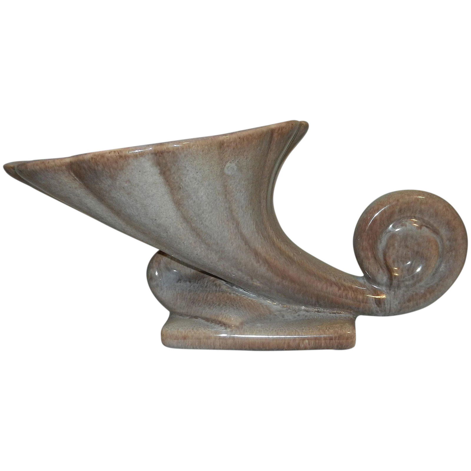 Vintage J-66 Gonder Pottery Cornucopia Planter (1 of 7)