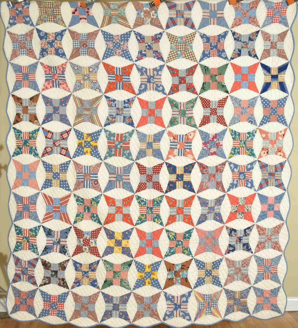 30's "Improved Nine Patch" Quilt (1 of 8)
