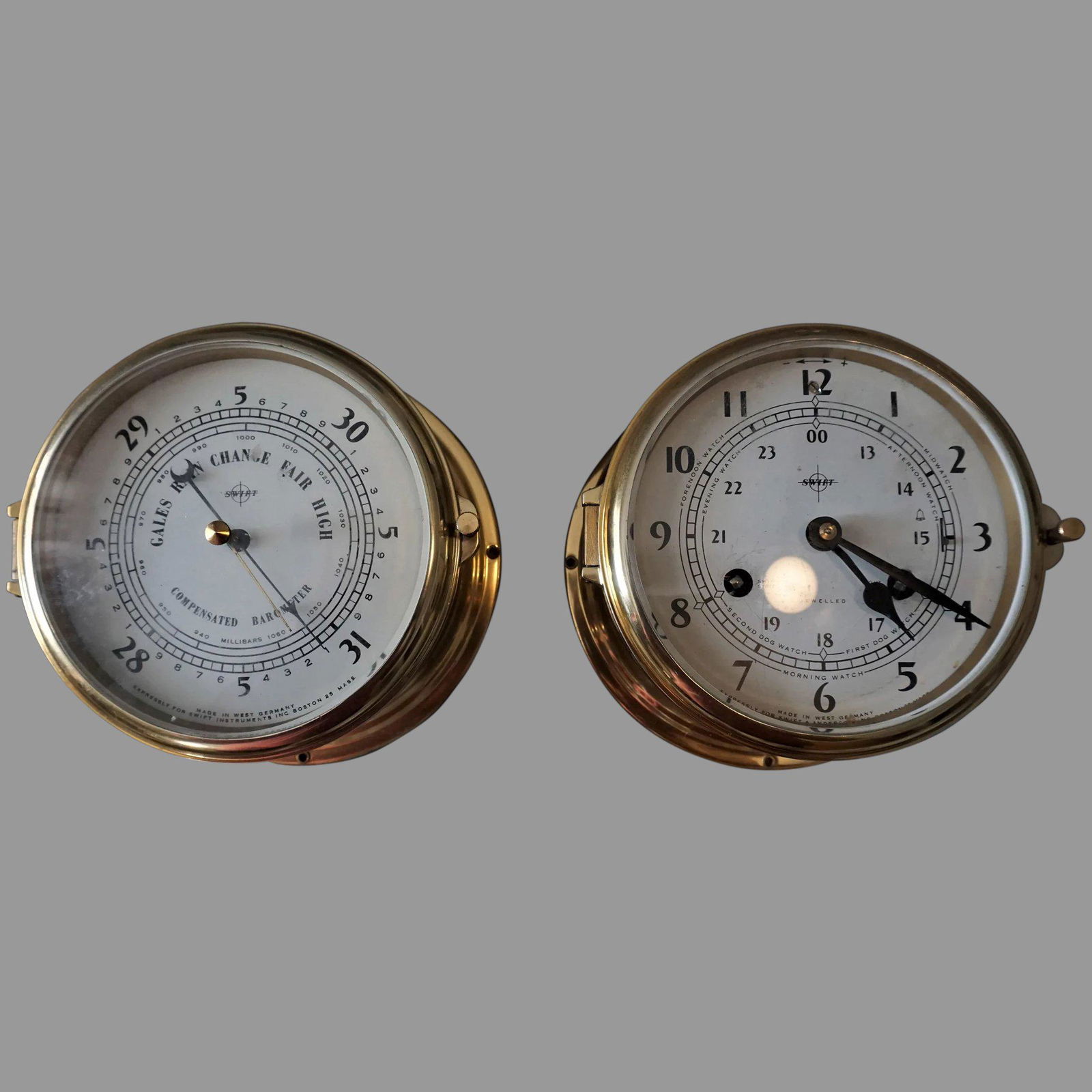 Vintage Nautical Boston For SWIFT West GERMANY Brass (1 of 10)