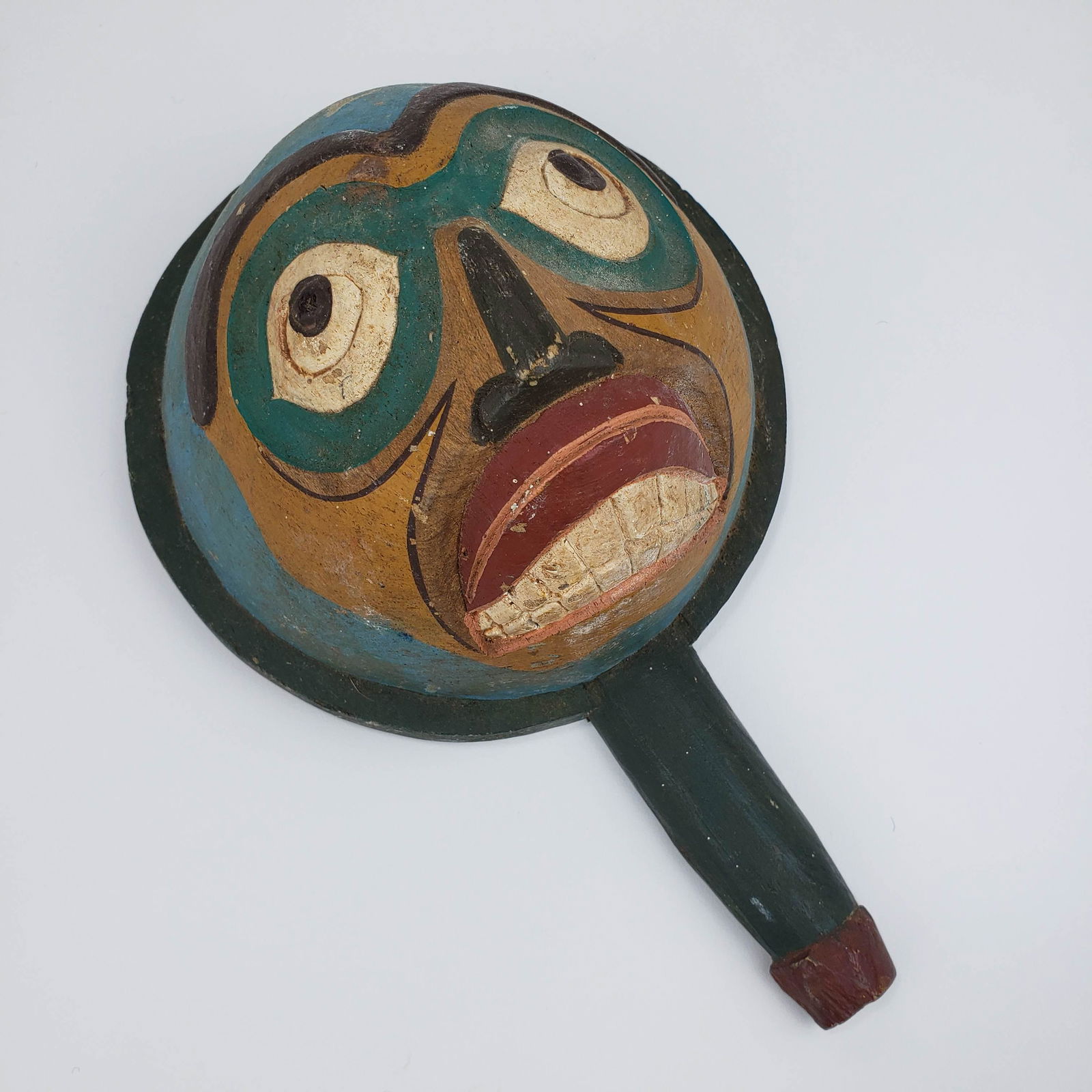 Tlingit Polychrome Carving, Seattle Estate (1 of 7)
