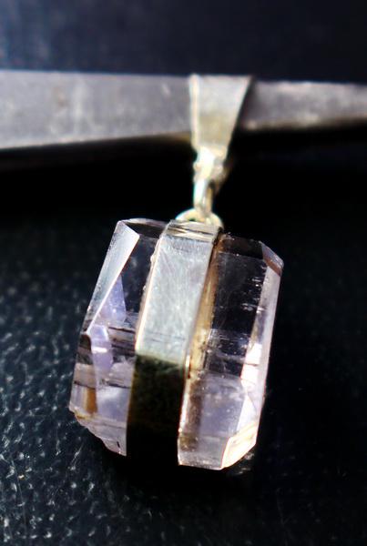 Natural & unheated~ Purple Pink Kunzite Pendant With (1 of 9)