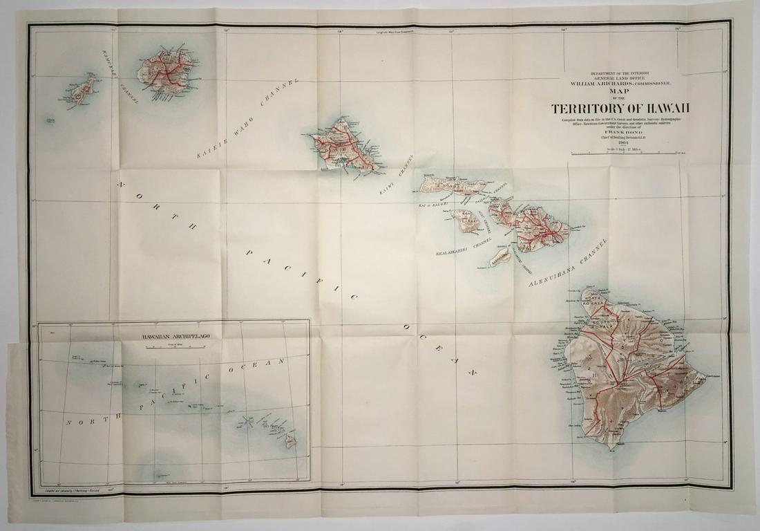 Map of the Territory of Hawaii (1 of 5)