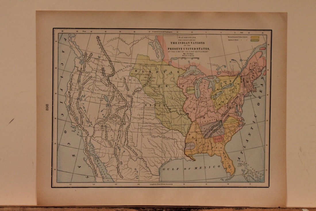1887 Map of the Indian Nations (1 of 3)