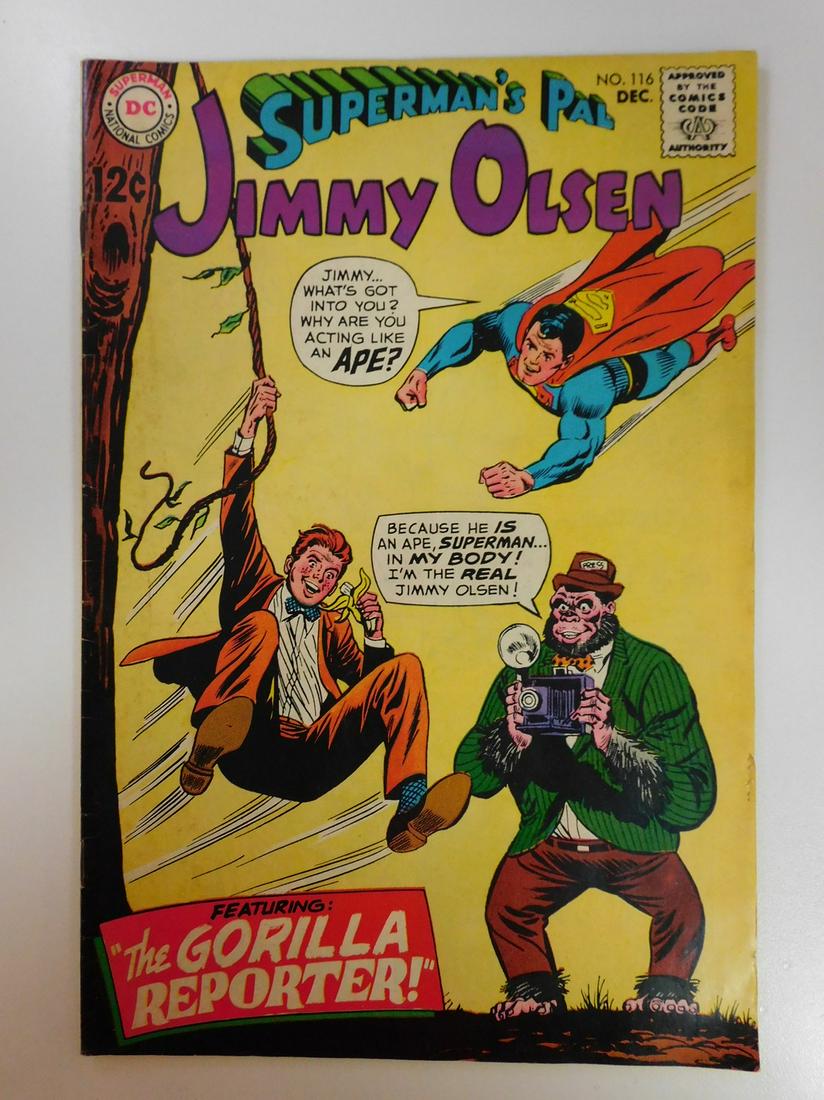 Superman's Pal Jimmy Olsen #116: No Reserve! Superman's Pal Jimmy Olsen #116: VG+ Shipping: Individual Comics: Flat-rate of $9.99 (1-8 comics) or $19.99 (9+ comics) to anywhere within the contiguous U.S. International: Foreign shippi