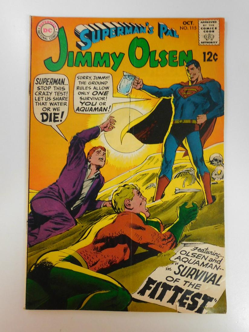 Superman's Pal Jimmy Olsen #115: No Reserve! Superman's Pal Jimmy Olsen #115: VG- Shipping: Individual Comics: Flat-rate of $9.99 (1-8 comics) or $19.99 (9+ comics) to anywhere within the contiguous U.S. International: Foreign shippi