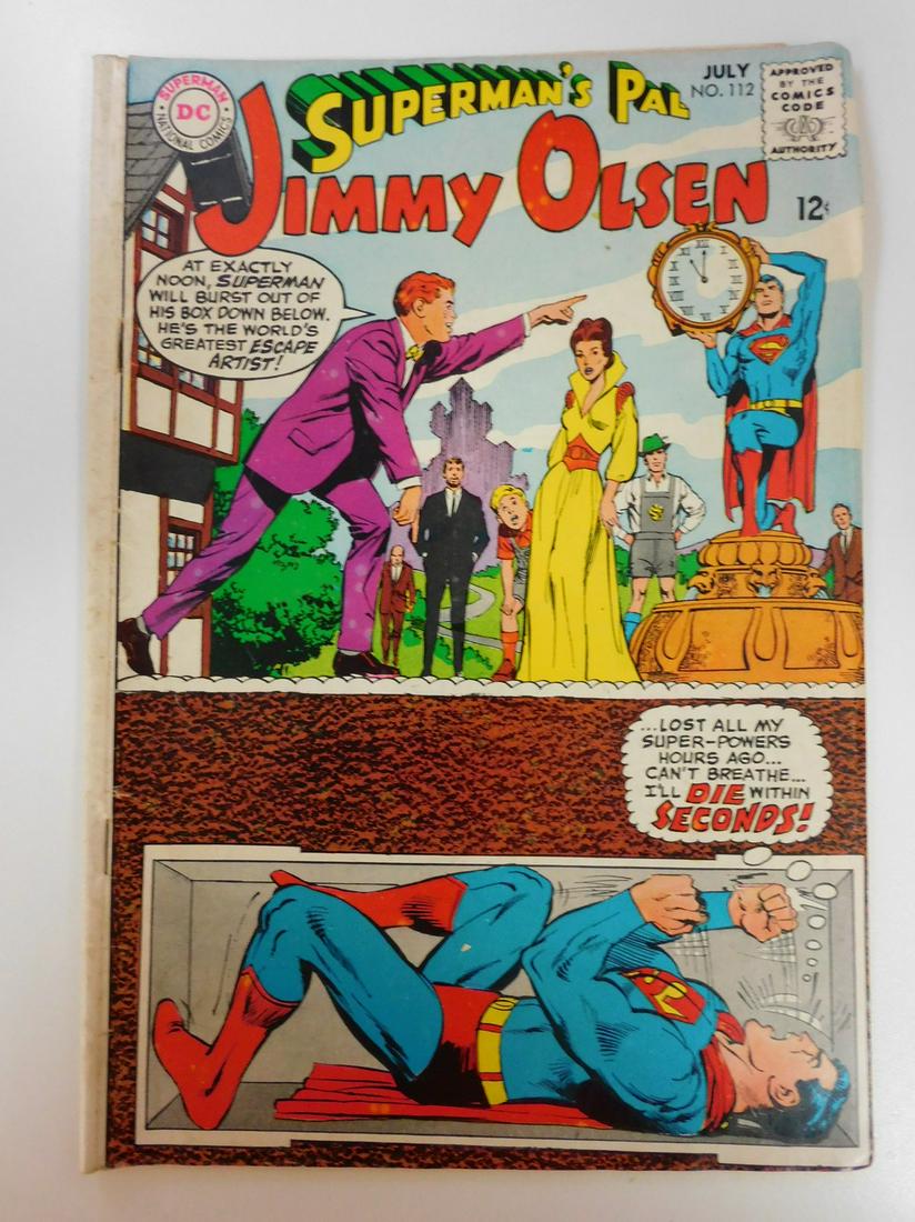 Superman's Pal Jimmy Olsen #112: No Reserve! Superman's Pal Jimmy Olsen #112: VG- Shipping: Individual Comics: Flat-rate of $9.99 (1-8 comics) or $19.99 (9+ comics) to anywhere within the contiguous U.S. International: Foreign shippi