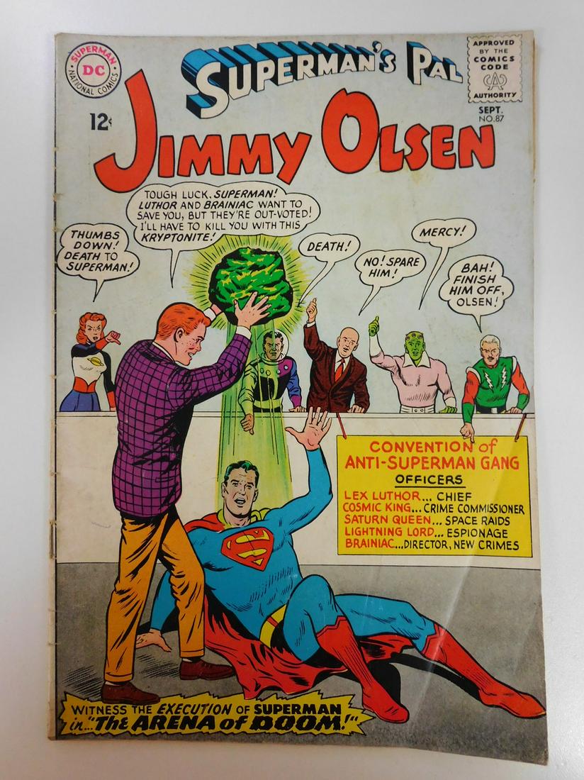 Superman's Pal Jimmy Olsen #87: No Reserve! Superman's Pal Jimmy Olsen #87: VG- Shipping: Individual Comics: Flat-rate of $9.99 (1-8 comics) or $19.99 (9+ comics) to anywhere within the contiguous U.S. International: Foreign shippin