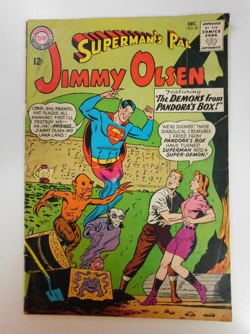 Superman's Pal Jimmy Olsen #81: No Reserve! Superman's Pal Jimmy Olsen #81: GVG Shipping: Individual Comics: Flat-rate of $9.99 (1-8 comics) or $19.99 (9+ comics) to anywhere within the contiguous U.S. International: Foreign shippin