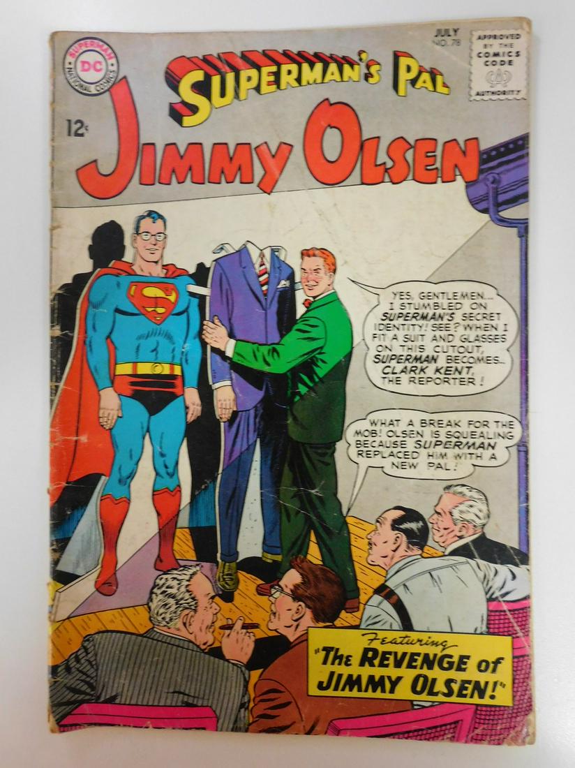 Superman's Pal Jimmy Olsen #78: No Reserve! Superman's Pal Jimmy Olsen #78: GVG Shipping: Individual Comics: Flat-rate of $9.99 (1-8 comics) or $19.99 (9+ comics) to anywhere within the contiguous U.S. International: Foreign shippin