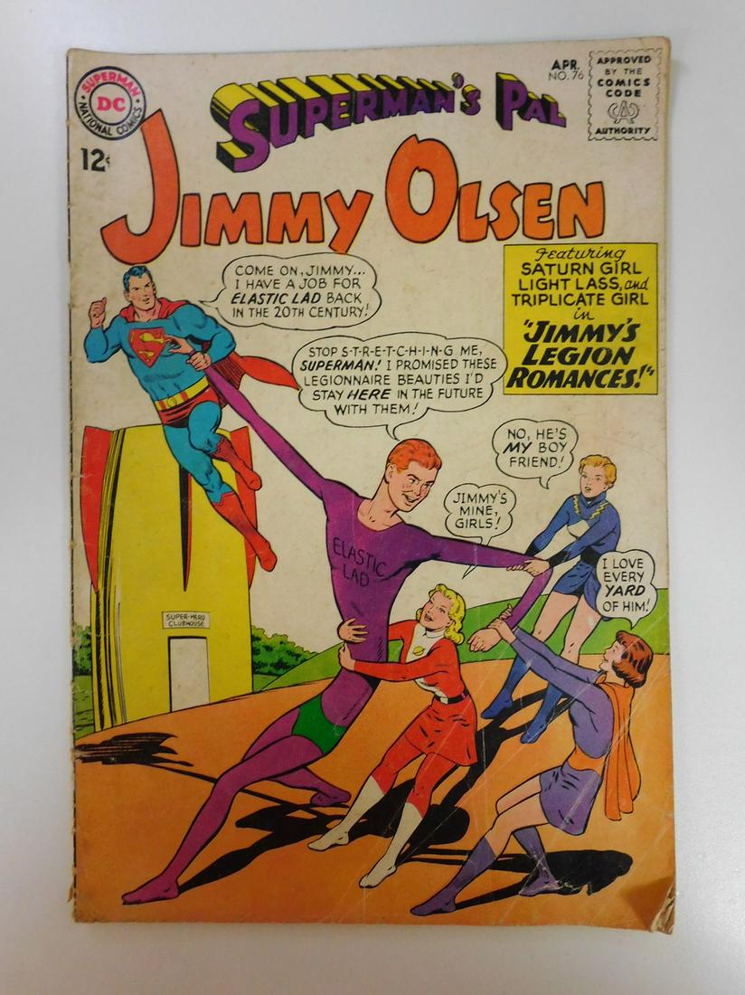 Superman's Pal Jimmy Olsen #76: No Reserve! Superman's Pal Jimmy Olsen #76: GVG Shipping: Individual Comics: Flat-rate of $9.99 (1-8 comics) or $19.99 (9+ comics) to anywhere within the contiguous U.S. International: Foreign shippin