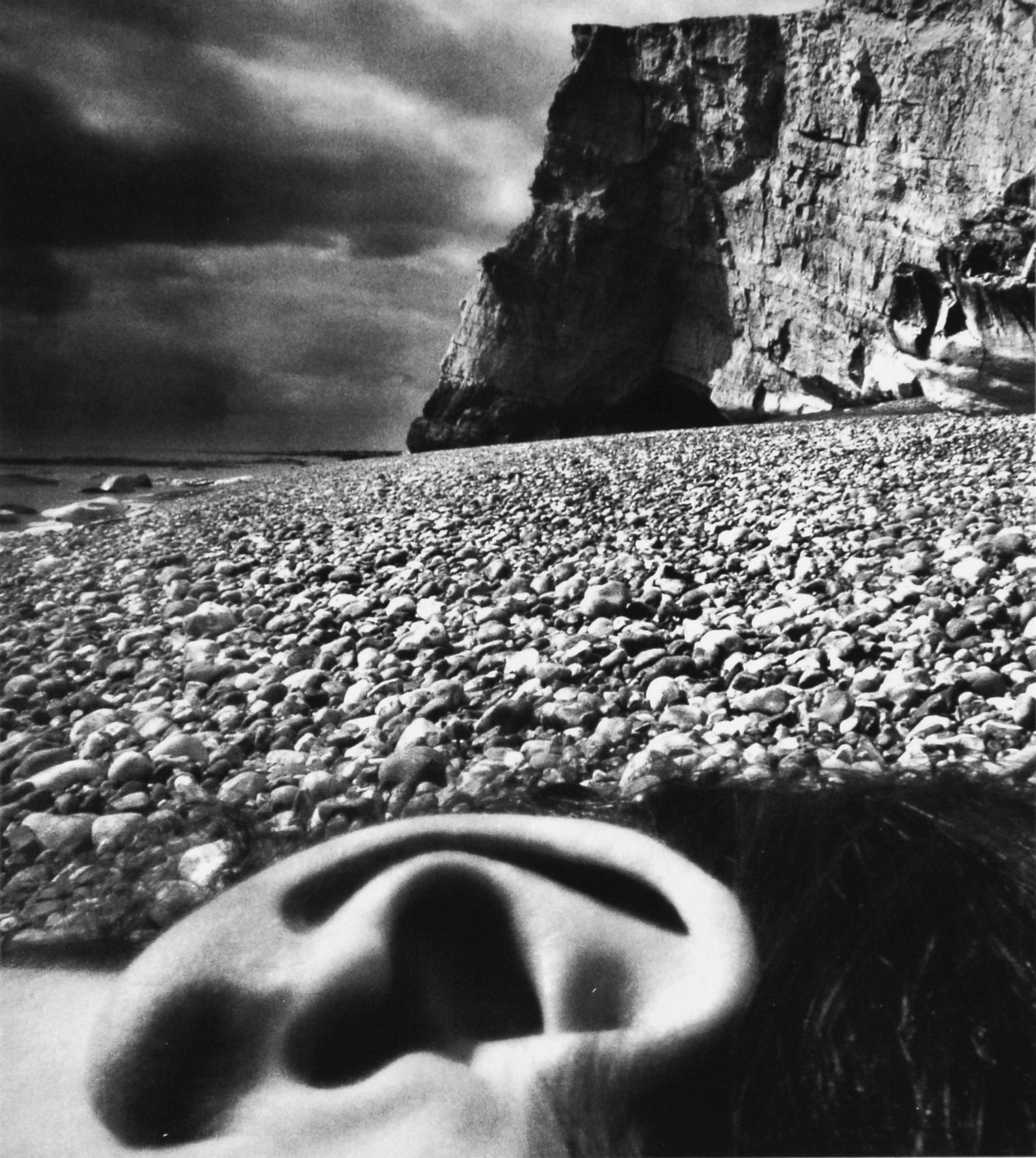 Nude. East Sussex, 1957: Artist: Bill Brandt Title: Nude. East Sussex, 1957 Date Printed: 2008 Medium: Photo Litho with Copyright Bill Brandt Archive Printer Location: Italy Dimensions: 15x16.5 cm - 5.9x6.5 inch Additional In