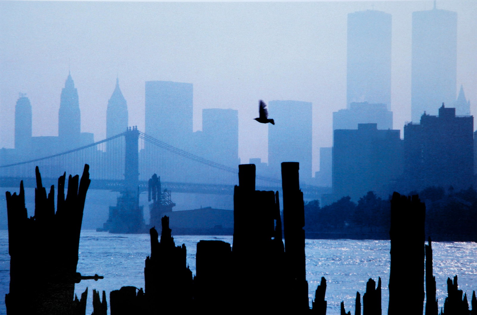 Skyline of Manhattan from Queens. New York City.1983: Artist: Thomas Hoepker Title: Skyline of Manhattan from Queens. New York City.1983 Date Printed: 2008 Medium: Photo Litho with Copyright Thomas Hoepker / Magnum Photos Printer Location: Italy Dimensio