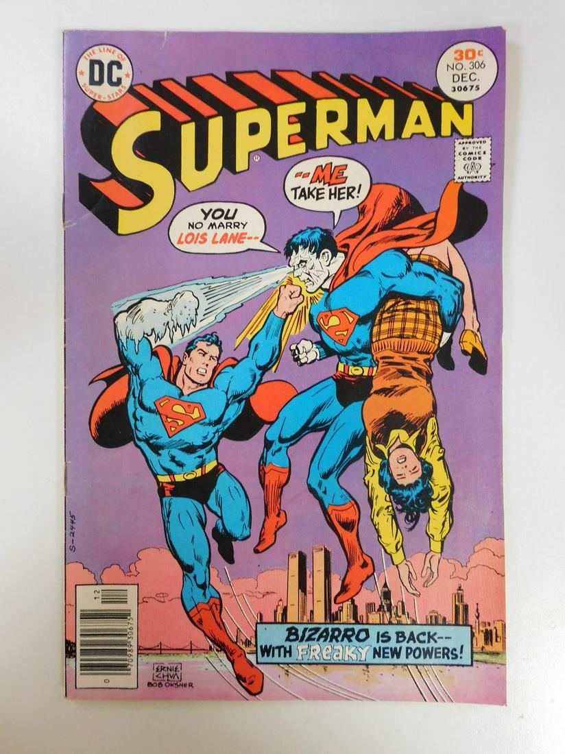 Superman #306: No Reserve! Superman #306. VG Shipping: Individual Comics: Flat-rate of $9.99 (1-8 comics) or $19.99 (9+ comics) to anywhere within the contiguous U.S. International: Foreign shipping rates are determ