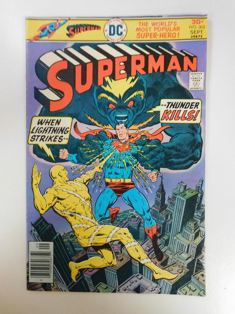 Superman #303: No Reserve! Superman #303. VG/FN Shipping: Individual Comics: Flat-rate of $9.99 (1-8 comics) or $19.99 (9+ comics) to anywhere within the contiguous U.S. International: Foreign shipping rates are det