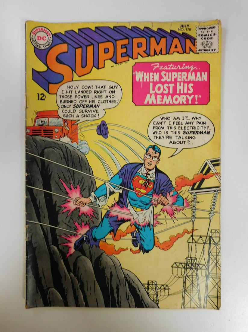 Superman #178: No Reserve! Superman #178. VG Shipping: Individual Comics: Flat-rate of $9.99 (1-8 comics) or $19.99 (9+ comics) to anywhere within the contiguous U.S. International: Foreign shipping rates are determ