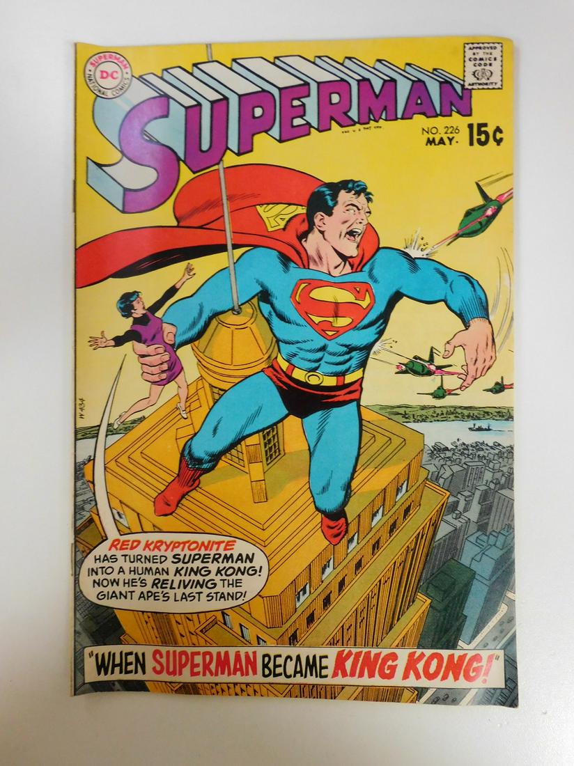 Superman #226: No Reserve! Superman #226. FN- Shipping: Individual Comics: Flat-rate of $9.99 (1-8 comics) or $19.99 (9+ comics) to anywhere within the contiguous U.S. International: Foreign shipping rates are deter