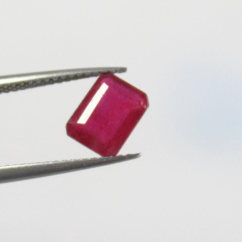 2.07 Ctw Natural Red Ruby Octagon Cut (1 of 2)