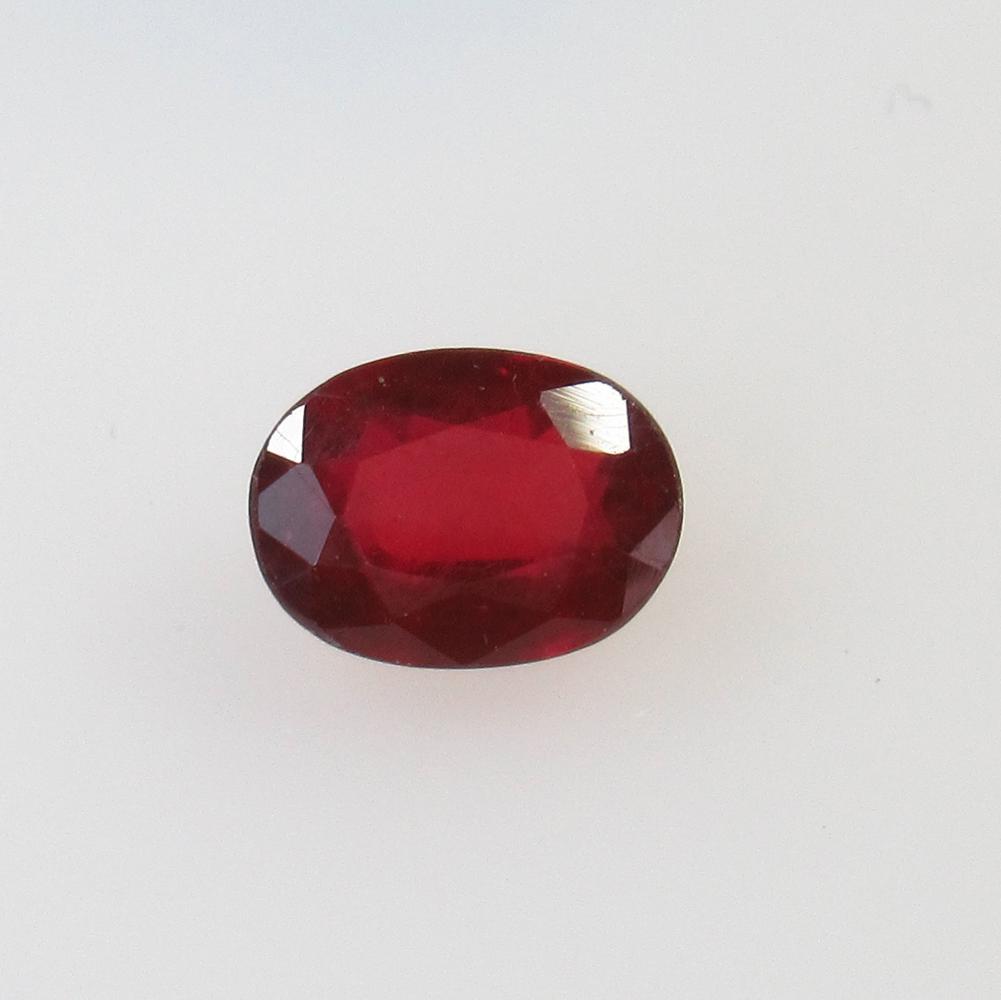 1.98 Ctw Natural Red Ruby Oval Cut (1 of 2)