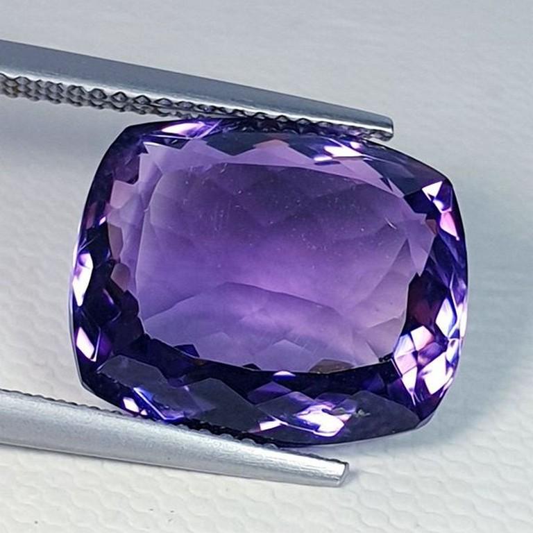 Natural Amethyst Cushion Cut 11.30 ct (1 of 3)