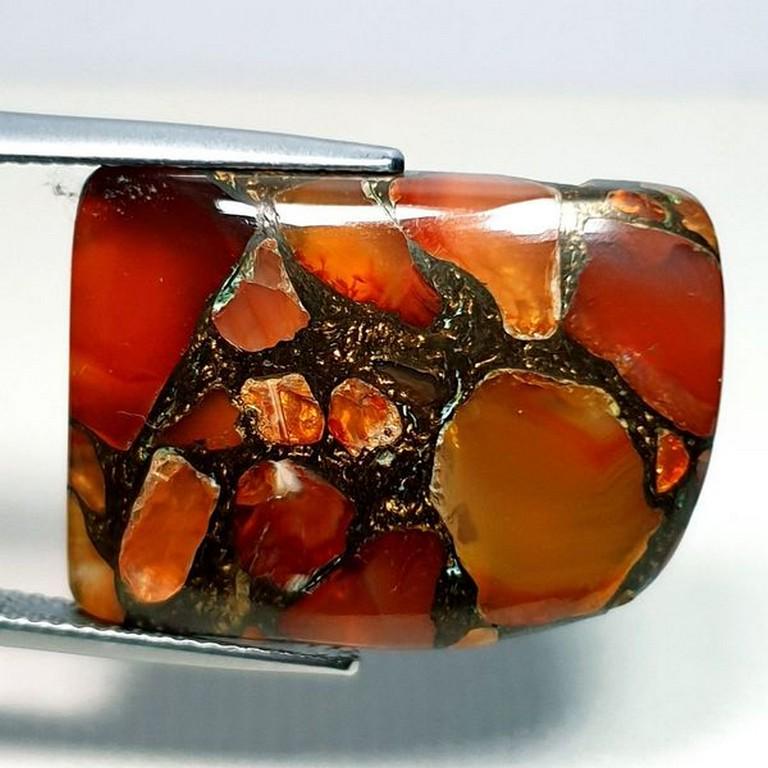 28.66 ct Natural Copper Calcy (1 of 2)